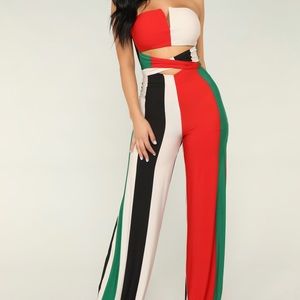 Striped Jumpsuit Fashion Nova